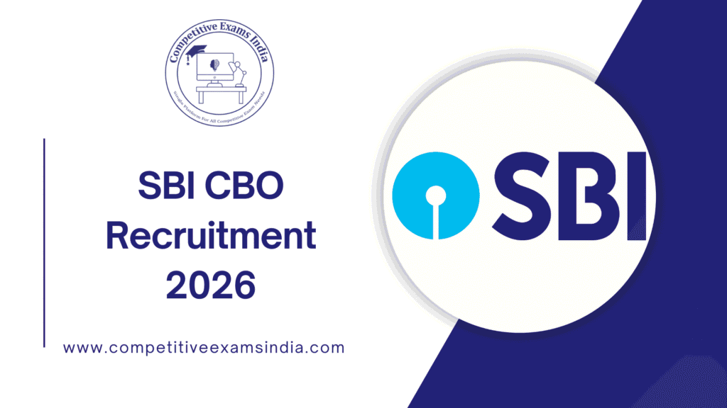 SBI CBO Recruitment 2026