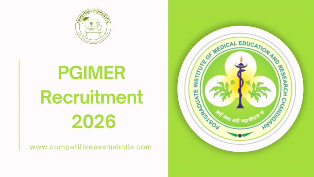 PGIMER Recruitment 2026