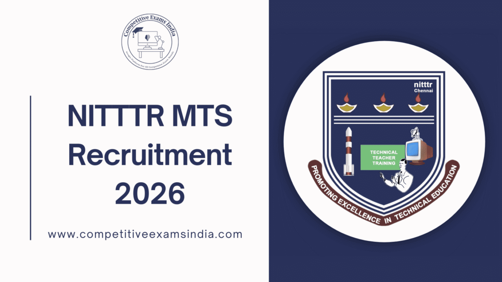 NITTTR MTS Recruitment 2026