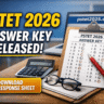 PSTET 2026 Answer Key Released