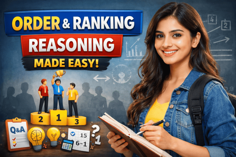 Order and Ranking Reasoning – Easy Tricks, Examples & Practice Tests