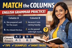 Match the Columns Questions and Answers