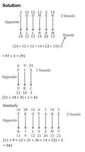 Coding Decoding Practice Test 7