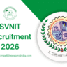 SVNIT Recruitment 2026