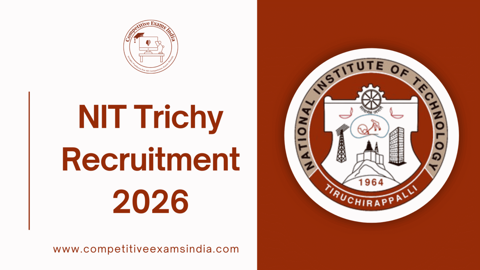NIT Trichy Recruitment 2026 Notification | Apply Online