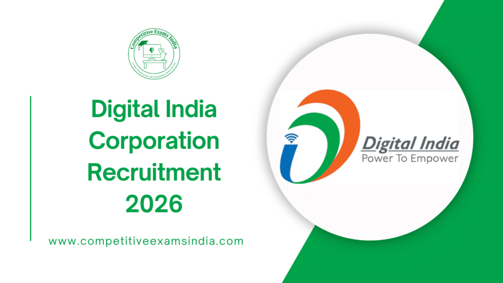 Digital India Corporation Recruitment 2026