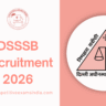 DSSSB Recruitment 2026 Notification