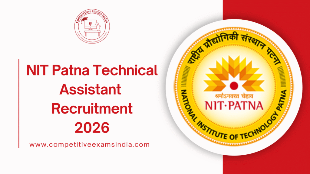 NIT Patna Technical Assistant Recruitment 2026