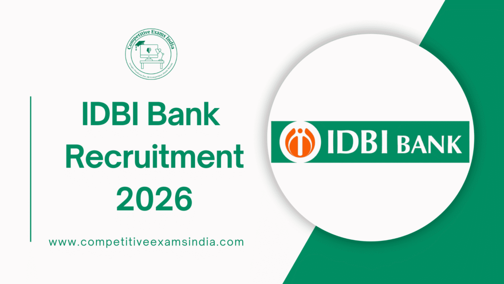 IDBI Bank Recruitment 2026