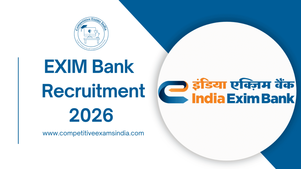 EXIM Bank Recruitment 2026