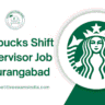 Starbucks Shift Supervisor Job