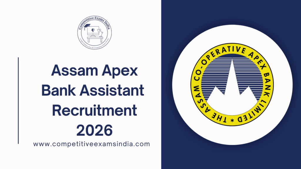 Assam Co-operative Apex Bank Assistant Recruitment 2026