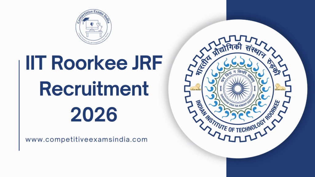 IIT Roorkee JRF Recruitment 2026