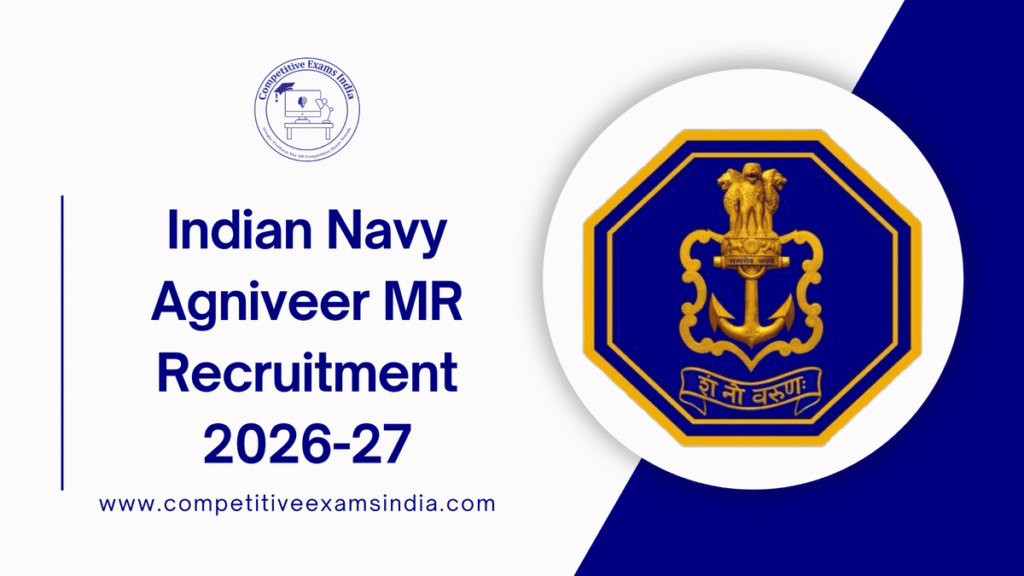 Indian Navy Agniveer MR Recruitment 2026