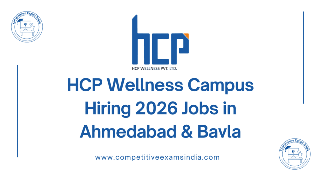 HCP Wellness Campus Hiring 2026: Freshers Can Apply HCP Wellness Campus Hiring 2026