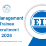 EIL Management Trainee Recruitment 2026