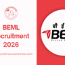 BEML Junior Executive Recruitment 2026