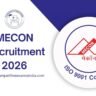 MECON Recruitment 2026