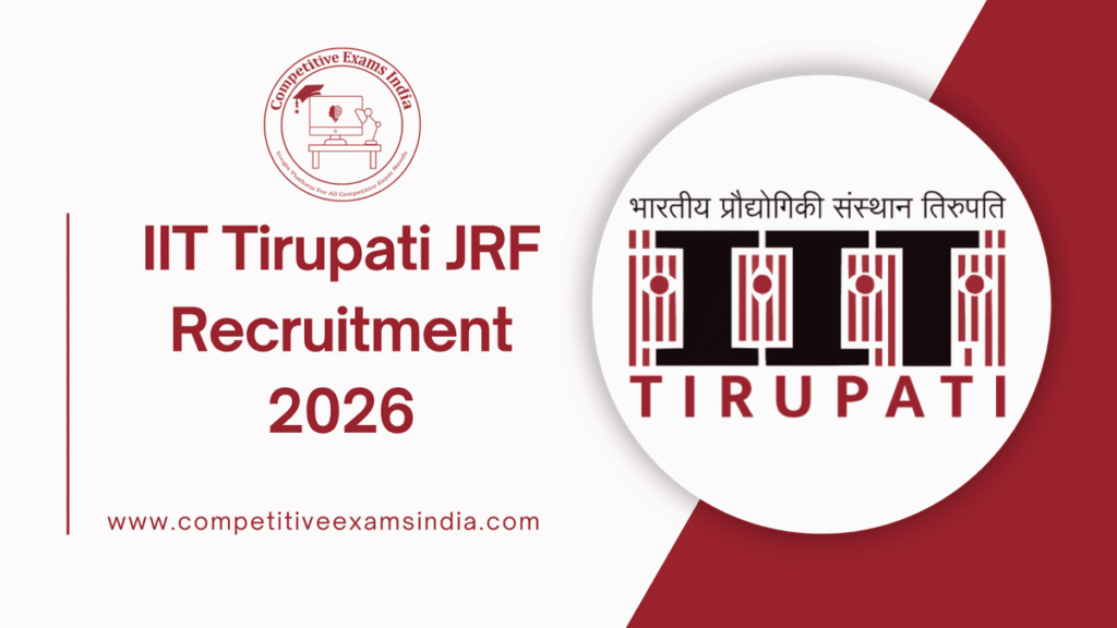 IIT Tirupati JRF Recruitment 2026