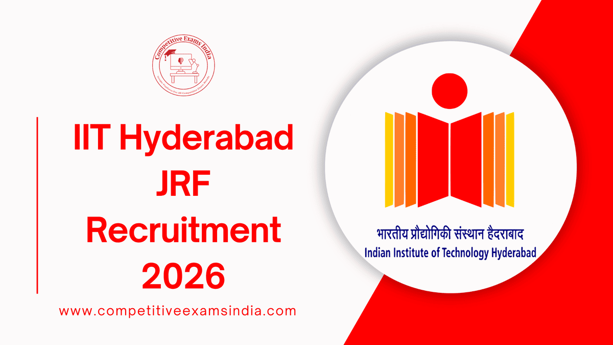 IIT Hyderabad JRF Notification 2026 Out | No Exam, Eligibility, Apply ...