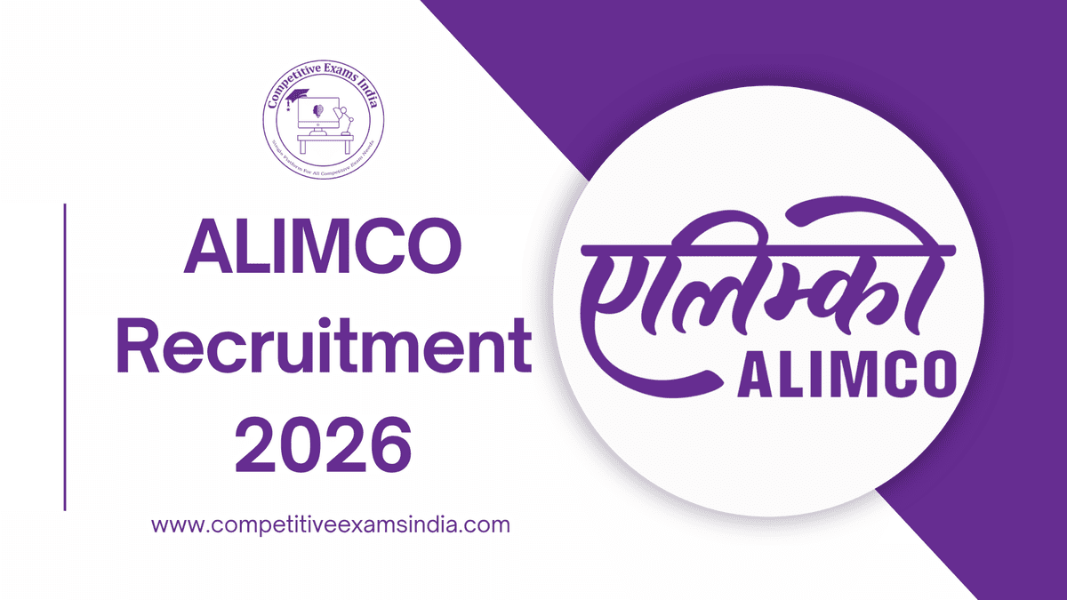 ALIMCO Recruitment 2026 Apply Online for 162 Posts | IT, AI, Technician ...