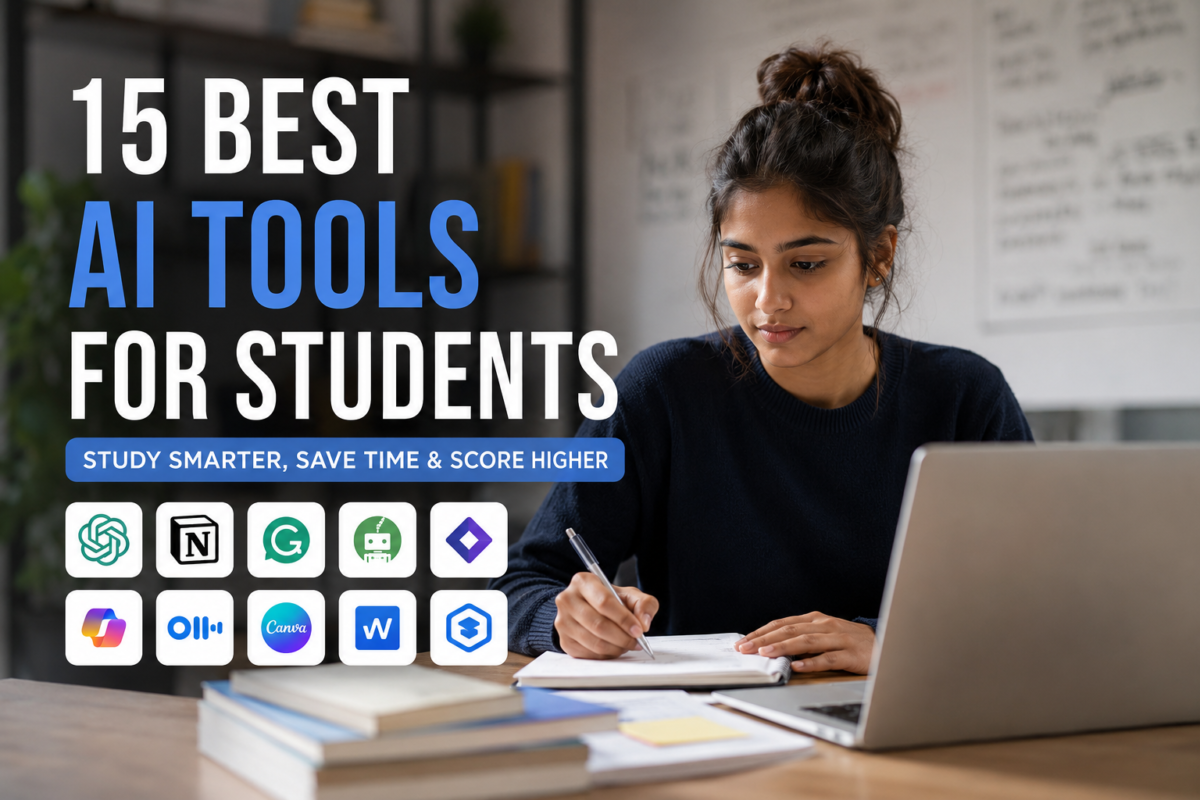 Top 15 Best AI Tools for Students in 2026 (Study Smarter, Save Time ...