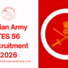 Indian Army TES 56 Notification 2026