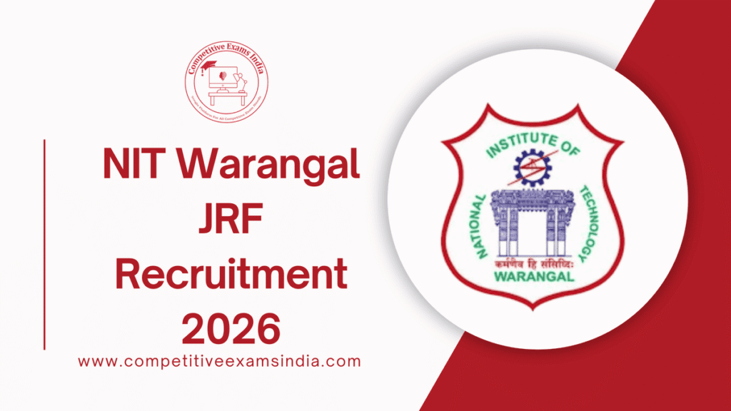 NIT Warangal JRF Notification 2026 Out